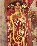 Zuty - Painting by Numbers - Hygeia (G. Klimt), 40X50 Cm, Canvas+Frame - Painting by Numbers
