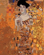 Zuty - Painting by Numbers - Golden Adele (G. Klimt), 80X100 Cm, Canvas+Frame - Painting by Numbers