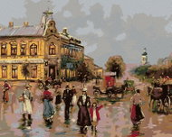 Zuty - Painting by Numbers - Rural Square, 40X50 Cm, Canvas+Frame - Painting by Numbers