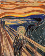 Zuty - Painting by Numbers - Scream (E. Munch), 80X100 Cm, Canvas - Painting by Numbers