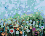 Zuty - Painting by Numbers - Abstract Dandelions, 40X50 Cm, Canvas - Painting by Numbers
