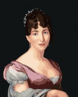 Zuty - Painting by Numbers - Hortense De Beauharnais (A. L. G. Trioson), 80X100 Cm, Canvas - Painting by Numbers