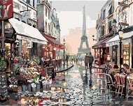 Zuty - Painting by Numbers - Eiffel Tower Ii, 80X100 Cm, Canvas+Frame - Painting by Numbers