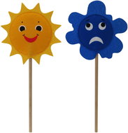 Sunshine-right/Mouse-wrong, 2 parts. set of teaching aids - Educational Set