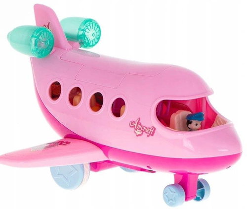 KIK KX6025 Pink airplane with accessories - Children's Airplane - Main image