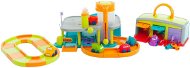 Teddies Track town with garage and toy cars 6pcs - Toy Garage