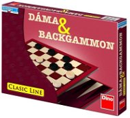 Dino Game Lady and Backgammon - Board Game