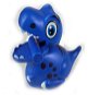 Mikro trading Dinosaurus po stlačení jezdící 9 cm modrý  - Baby Toy