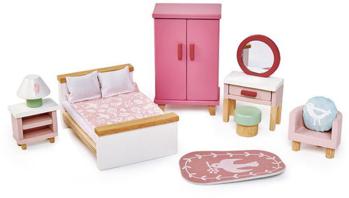 Tender Leaf Dolls House Bedroom Furniture Main image Tender Leaf Dolls House Bedroom Furniture - Doll Furniture - Main image