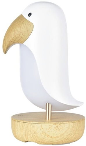 Rabbit & Friends Little bird lamp with speaker, white - Children's Room Light - Main image