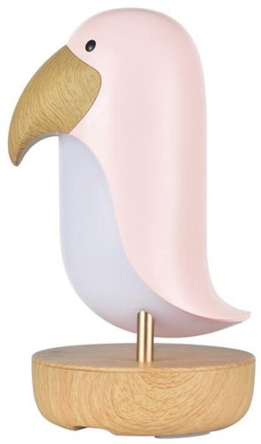 Rabbit & Friends Little bird lamp with speaker, pink - Children's Room Light - Main image
