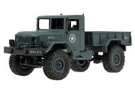 KIK RC Vojenský truck 1:16 4WD RTR, sivý - RC auto