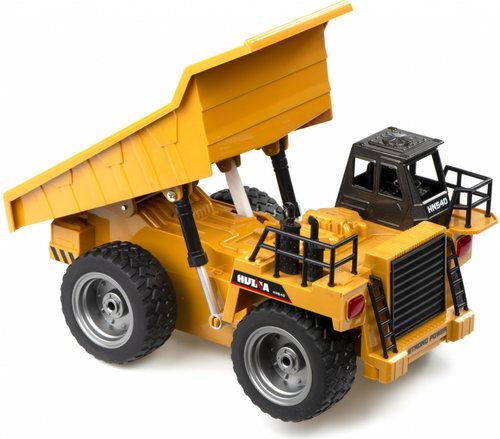 Huina RC 1540 Dump truck RTR brown 1:18 - Remote Control Car - Main image