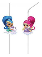 Javoli Drinking straws Shimmer and Shine 6 pcs - Straw