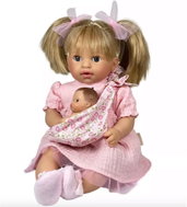 Ninestar Nines D'Onil Álex with Baby – realistic handmade doll - Doll