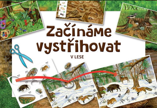 Začínáme vystřihovat - V lese - Vystřihovánky - Hlavní obrázek