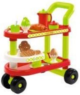 Ecoiffier Spielset Servierwagen mit Zubehör - Geschirr für Kinderküchen