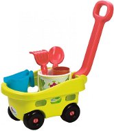 Ecoiffier Garden Wagon with Bucket and Accessories - Garden Tool Set