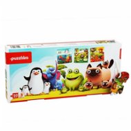 Puzzlika 12985 Favorite Animals 3-in-1 - Puzzle 3 Pictures 50 pieces - Jigsaw