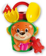 Androni Sandkastenset Teddybär mit Gießkanne - klein - Sandspielzeug-Set