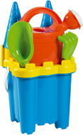 Androni Sandkastenset Sandburg - Höhe 29 cm - blau - Sandspielzeug-Set