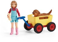 Schleich Trip with hand cart 42543 - Figure and Accessory Set