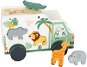Small Foot Insert Car Safari - Wooden Toy