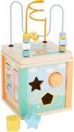 Small Foot Motor Cube in Pastel Colours - Motor Skill Toy