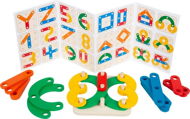 Educational Toy Small Foot Puzzle Game Letters and Numbers - Didaktická hračka