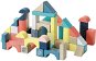 Vilac Wooden Coloured Cubes Canopée 54 pcs - Kids’ Building Blocks
