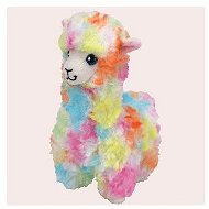 Beanie Babies Lola, 15cm - Coloured Llama - Soft Toy