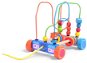 Wooden car with a beaded maze - Wooden Toy