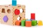 Drevená edukačná kocka na vkladanie tvarov - Drevená hračka