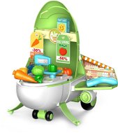 Storage Plane Set Vegetables and Fruits - Children's Toy Dishes