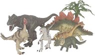 Satz Dinosaurier mit Bäumen 6 - Figuren