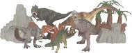 Dinoszauruszok készlete fákkal - Figura szett
