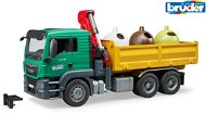 Bruder Commercial Trucks - MAN Truck with 3 Recycling Bins and Bottles - Toy Car