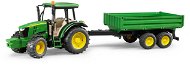 Bruder Farmer - John Deere traktor billenő pótkocsival - Játék autó