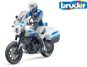Bruder Pohotovostné vozidlá – Bworld policajná motorka Scrambler Ducati a policajt - Auto