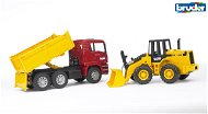 Bruder Construction Vehicles - MAN Truck. Car and Excavator - ARCH. - Toy Car