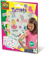 SES Gyerek tetoválás lányoknak, 40 db - Lemosható tetoválás