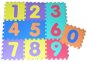 Penové puzzle s číslami 30 × 30 × 1 cm - Penové puzzle