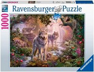 Puzzle Ravensburger 151851 Farkascsalád nyáron 1000 db - Puzzle