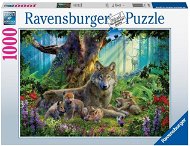Puzzle Ravensburger 159871 Vlci v lese 1000 dielikov - Puzzle