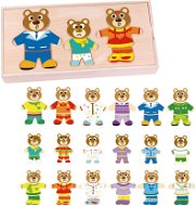 Imaginarium Medvedia rodinka – drevené puzzle pre celú rodinu - Puzzle