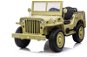 USA ARMY 4X4, 3 Digits, Beige - Children's Electric Car