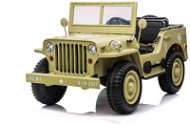 USA ARMY 4 × 4, 3-miestne, béžové - Elektrické auto pre deti