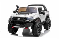 Elektroauto Toyota Hilux 4x4 - weiß - 2 x 12 Volt / 10 Ah Batterie - EVA-Räder - Kinder-Elektroauto