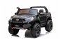 Toyota Hilux 4 × 4, čierne, 2× 12 V/10 Ah batéria, EVA kolesá - Elektrické auto pre deti