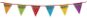 Girlanda vlajky „párty" holografická farebná – 800 cm - Girlanda